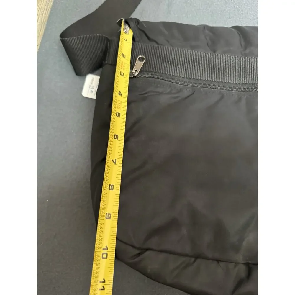 SB Messenger Bag Black Nylon Crossbody Work Laptop Shoulder Bag